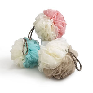 Colorful Shower Puff <b>Bath</b> Loofah PE Mesh Body <b>Sponge</b> Exfoliating <b>Bath</b> Ball Soft Cleaning Scrubber Bathroom Use Accessories - Product Image 1