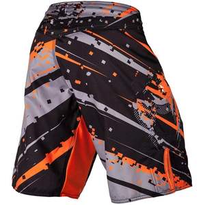 Pantalones Cortos Deportivos para Hombre, Venta Caliente, Impresión Personalizada, MMA, Múltiples Diseños, Pantalones Cortos de Gimnasio, Pantalones Cortos de Lucha, MOQ Bajo, Pantalones Cortos de Competición de Artes Marciales - Product Image 6