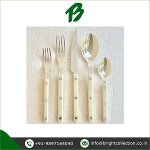 Precio de mercado conveniente de excelente calidad Uso en bodas Mango de resina Juego de cubiertos Disponible para compradores a granel - Product Image 3