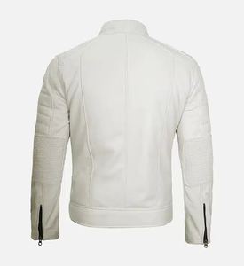 Chaqueta de cuero con capucha para hombre personalizada de alta calidad Chaqueta de cuero de moda al mejor precio hecha en Pakistán - Product Image 6