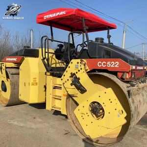 Compacteur vibrant à double tambour Dynapac CC522 d'occasion, poids de travail 12 tonnes, marque suédoise originale, compacteur de grande taille - Product Image 3