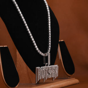 Pendentif personnalisé ROTSEN en moissanite et diamant 10 carats, style hip-hop glacé, fait main, qui brille dans le noir, bijou corporel, cadeau pour fête - Product Image 4