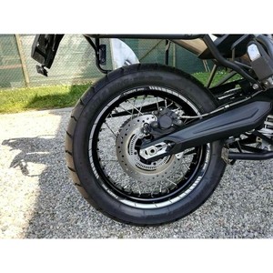 Adesivi per Cerchioni Moto Personalizzati 17-21 X Strisce Adesive Compatibili con Triumph Tiger 800 XCx 2018-2020 - Product Image 3