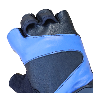 Direct Factory Leather Half <b>Finger</b> Training Gloves No-Slip Grip Palm Breathable for Gym Cycling Weightlifting Strength Training - Product Image 3