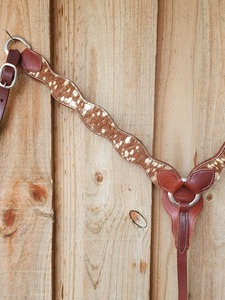 Pechera de Cuero para Caballo Estilo Western, Pechera para Montar a Caballo, Pechera Negra con Herrajes para Senderismo y Placer - Product Image 2