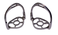 Étriers d'équitation baroque espagnol de style antique, en acier inoxydable durable de haute qualité, conception personnalisée, marque OEM, pour selle
