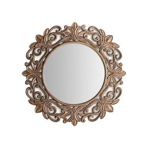 Espejo de pared Decoración para el hogar Diseño de hojas interiores Decoración clásica y moderna Espejo Múltiples diseños de acabado - Product Image 1