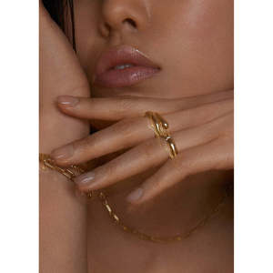 Kinn Theresa Marquise Diamond Engagement <b>Ring</b> 14k Solid Gold 0.1ctw - Product Image 5