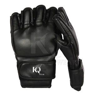 Gants de MMA en cuir de style compétition pour entraînement intensif, fermeture sécurisée, design léger, sangle de poignet réglable, durabilité accrue - Product Image 4