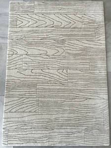 2024 Alfombra de lana hecha a mano de lujo de la India Colección de diseñadores con mechones para interiores con patrón abstracto - Product Image 6