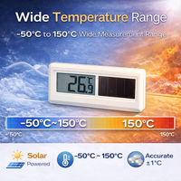 Thermomètre solaire numérique DST-50, thermomètre LCD, haute précision, mini thermomètre industriel