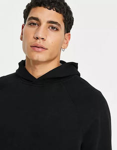 Sweat à capuche en molleton 100% coton de haute qualité, hiver, personnalisé, sans cordon de serrage, coupe classique, couleur personnalisée, homme, séchage rapide - Product Image 3