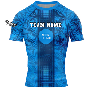 ชุดกีฬากันรังสียูวีของผู้ชายชุดป้องกันผื่นแขนยาวและแขนสั้นพิมพ์โลโก้กำหนดเอง2025 - Product Image 5