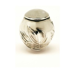 Urnes de crémation en métal de couleur blanche faites à la main urnes de crémation de lumière de thé funéraire classique nouveau Design urnes de crémation pour les cendres - Product Image 5