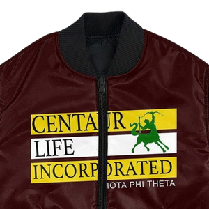Chaqueta Bomber de Satén de la Fraternidad Iota Phi Theta 1963, Estilo Universitario Griego Bordado, Prenda Exterior - Product Image 6