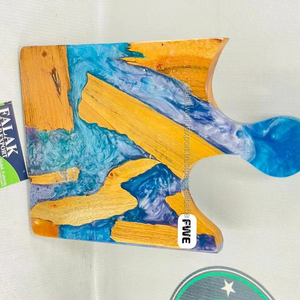 Tabla de cortar de bambú duradera Falak World Direct Export con resina epoxi para tabla de queso en cocina y restaurante - Product Image 1