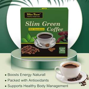 Extracto de Café Verde Ganoderma Slim Premium en Polvo, 10 Mezclas Naturales para la Salud, Grado Alimenticio, 180 g (18 Sobres) - Product Image 2