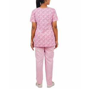 Uniformes de algodón poliéster transpirables de secado rápido para mujer, colores y tamaños personalizables para uso hospitalario - Product Image 2