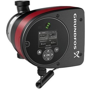 ปั๊มหมุนเวียนควบคุมด้วยระบบอิเล็กทรอนิกส์ Grunfoss รุ่น MAGNA3 32-100 PN6/10 180 มม. 1x230V ซีรีส์ DE - Product Image 1