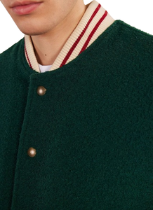 แจ็กเก็ตขนสัตว์แนวฮิปฮอปฤดูหนาวแจ็คเก็ตมีตัวอักษรติดกระดุมโลโก้ออกแบบได้ตามต้องการ - Product Image 4