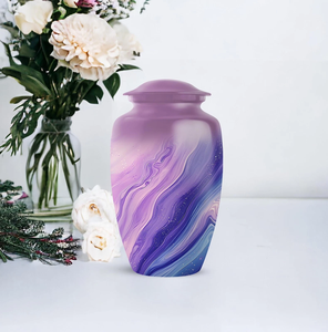 Urnas de Cremación de Metal para Adultos, Suaves y Elegantes, Decorativas para Funerales, para Cenizas Humanas - Product Image 5