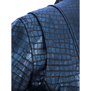 Chaqueta Bomber Clásica de Cuero para Hombre, Invierno, Calidad Premium, Cuero Repujado, Lona, Transpirable, Resistente al Viento, Ecológica, Nueva - Product Image 3