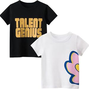 Verano niño ropa dinosaurio camiseta algodón fresco 2-14 AÑOS NIÑOS camisetas dibujos animados - Product Image 1