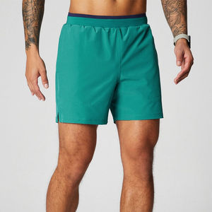 2025 venta al por mayor de ropa deportiva de marca personalizada pantalones cortos para hombres con bolsillos con cremallera pantalones cortos 2 en 1 para hombres pantalones cortos de gimnasio de Entrenamiento Atlético - Product Image 3