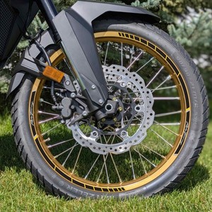 Pegatinas para Llantas de Motocicleta Compatibles con Honda Transalp XL750 2025, Calcomanías Personalizadas con Logotipo Impermeable - Product Image 1
