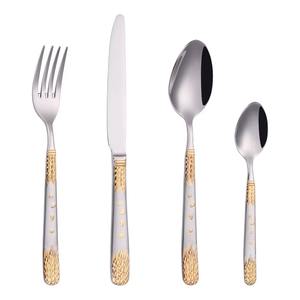 Ensemble de couverts en acier inoxydable moderne et soigné, améliore la vie quotidienne, apporte beauté, durabilité, praticité, repas, fêtes - Product Image 6