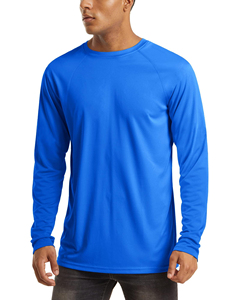 LOGO personnalisé T-shirt respirant à séchage rapide avec protection solaire pour hommes, sweats à capuche à manches longues, chemises de pêche en polyester à manches longues - Product Image 3