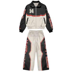 Nuevo conjunto deportivo cortavientos para hombre, informal, impermeable, de poliéster ligero, conjunto cortavientos para hombre - Product Image 6