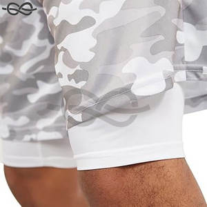 Short de course athlétique 2 en 1 pour homme, entrejambe de 7 pouces, short d'entraînement léger, entraînement, gym, jogging, fitness, sports de plein air - Product Image 6