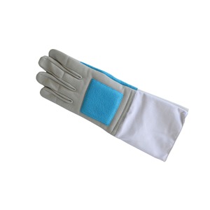 Gants d'escrime de protection de qualité supérieure bon marché d'usine gants d'escrime en cuir de vache de travail de sécurité à vendre - Product Image 4