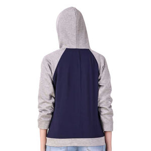 Vente en gros de sweats à capuche pour filles fermeture à glissière vêtements de rue capuche durable pour filles à la mode avec service OEM - Product Image 2
