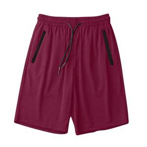 Pantalones cortos para correr Fitness de seda helada para hombre, pantalones cortos de algodón suave para yoga, ropa de playa informal para entrenamiento - Product Image 1