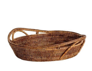 ถาดเสิร์ฟขนมหวายธรรมชาติขนาดใหญ่ถาดเสิร์ฟขนม - Product Image 1