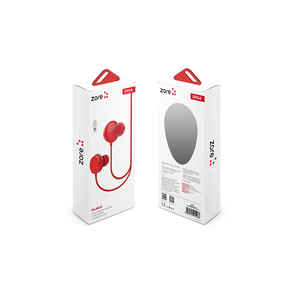 Écouteurs intra-auriculaires de sport Netzy Zore ER04, écouteurs filaires 3,5 mm avec indicateur de batterie LED et microphone, bleu stéréo - Product Image 5