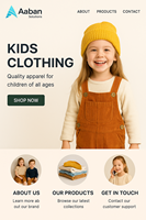 Servicios de diseño de sitios web de ropa para niños Expertos web profesionales que ofrecen una solución de desarrollo en línea asequible y creativa