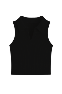 Top Corto de Punto Acanalado, Color Liso, Estilo Dulce, Tela Elástica de Algodón Suave, Moderno, para Mujer, Verano, OEM, Etiqueta Personalizada, Venta al Por Mayor - Product Image 6