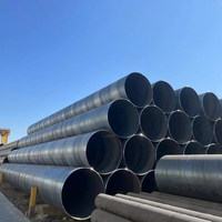Prix bas, tubes en acier au carbone soudés en spirale de haute qualité Q235 Q235B S275 S275Jr, épaisseur 7MM 8MM