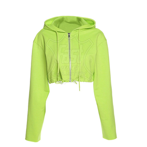 เสื้อครอปฮู้ดดี้ลำลอง สไตล์สตรีท คุณภาพสูง ออกแบบ OEM รับผลิตตามสั่ง - Product Image 1