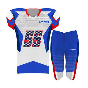 Uniforme de football américain entièrement imprimé en polyester nouveau design/uniforme de football américain au prix de gros - Product Image 1