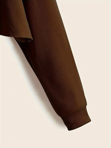 Sweats à capuche courts de haute qualité pour femmes Designs personnalisés Logo avant Mode d'hiver Pakistan Makers-OEM/ODM quantité minimale de commande bas pour les marchés mondiaux - Product Image 5