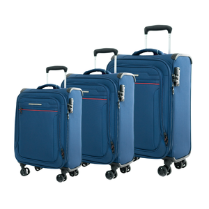 Premium Quality 036 Soft Luggage <b>Lightweight</b> But Robust Custom <b>Suitcase</b> Polyester Lining <b>Suitcases</b> Sets Hung Phat Factory - Product Image 1