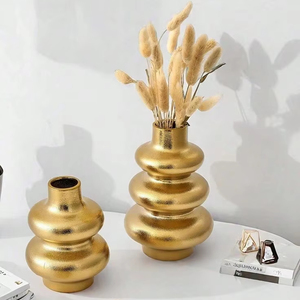 Jarrón Moderno 2026, Jarrón de Hierro Estilo Brisa Costera para Decoración de Casa de Playa, Toque Náutico, Ideal para Centro de Mesa de Sala de Estar - Product Image 1