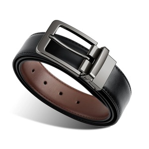 Cinturón de cuero genuino de capa superior Cinturón de vestir de alta calidad para hombres - Product Image 5