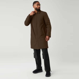 Gabardina ligera elegante para hombre, abrigo elegante y transpirable para ocasiones casuales o formales, diseño ajustado - Product Image 2