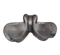 Selle d'équitation anglaise en cuir de qualité supérieure avec arceau en bois/plastique - Légère pour le saut d'obstacles et le dressage