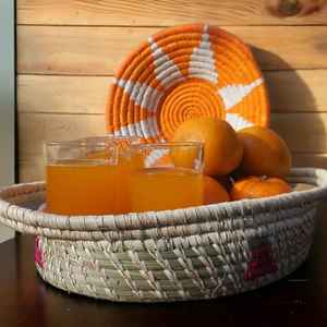 Nouveauté Sabai panier de rangement pour herbe panier de fruits et légumes en osier de forme ovale outil décoratif pour la maison et les herbes et les épices - Product Image 3